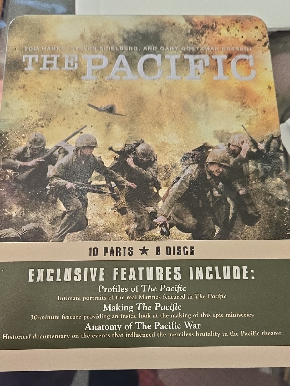 The Pacific DVD Miniseries Steelbook - War Scene Cover 6 Disc New